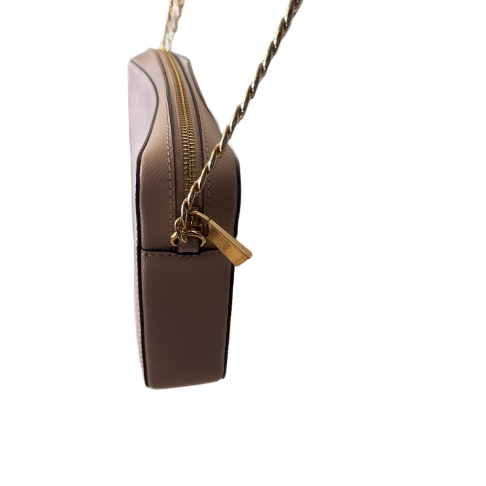 Michael Kors Jet Set Beige/Nude Crossbody Bag with Gold Accents - Picture 7 of 14
